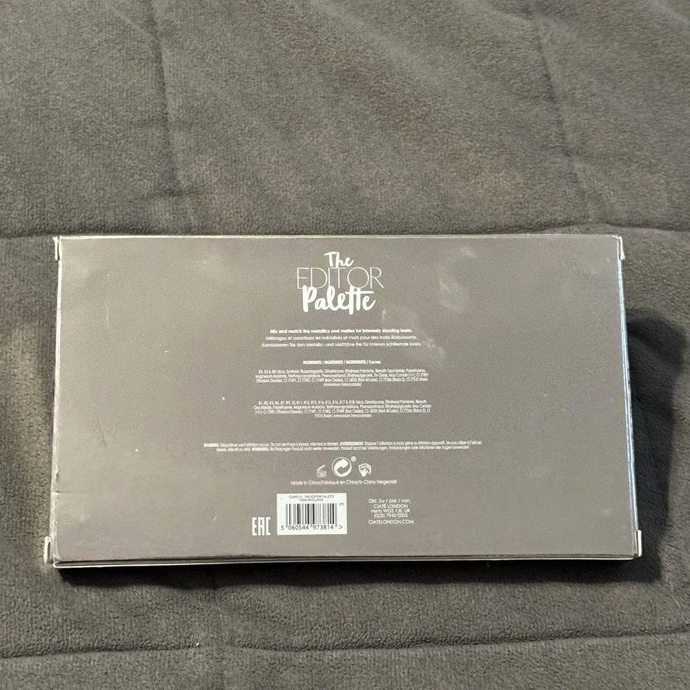 CIATE‎ LONDON The Editor Palette New England 18 Shade Eyeshadow Palette NIB